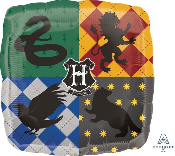 Harry Potter SQ - 17&quot; Helium Filled Foil Shaped Balloon, Ribbon