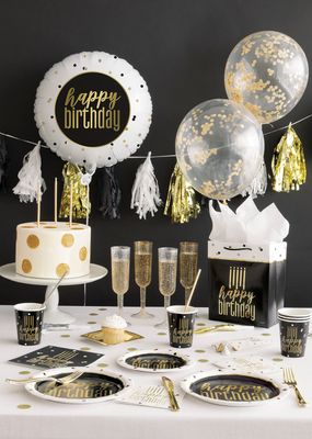 Metallic Happy Birthday