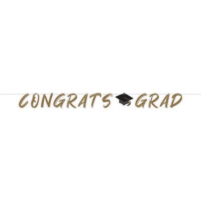 Golden Grad - Shaped Banner