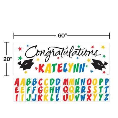 Grad - Giant Party Banner w/ Attachments
