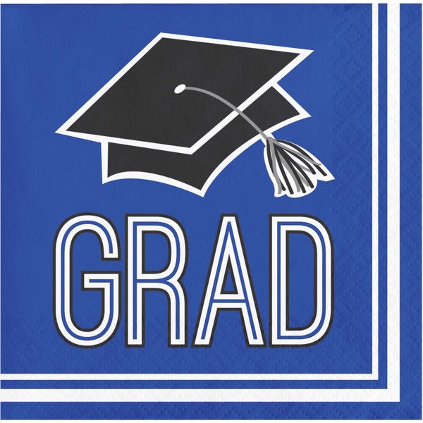 School Spirit - Bev Napkins Cobalt 36ct