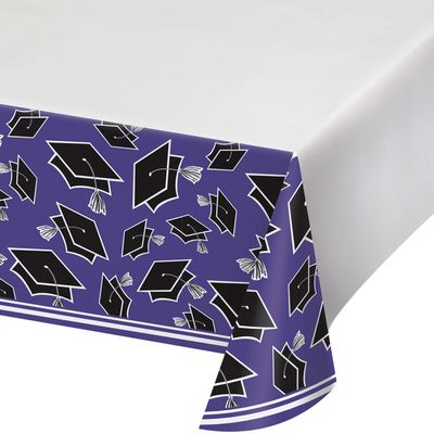 School Spirit - Tablecover Purple 54&quot; X 102&quot;