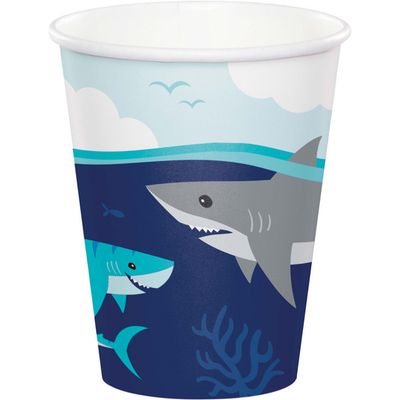 Shark Party 9oz Cups 8ct