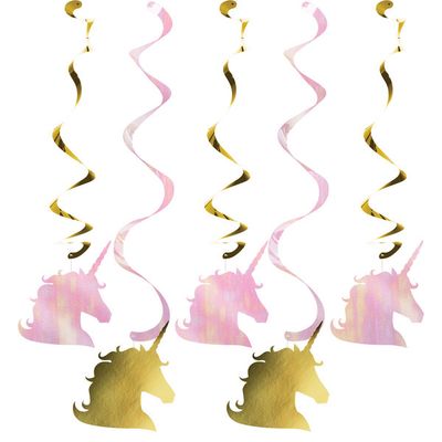 Unicorn Sparkle Dizzy Danglers 5ct