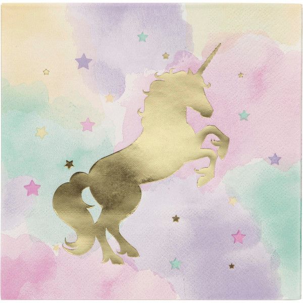 Unicorn Sparkle Luncheon Napkins 16ct