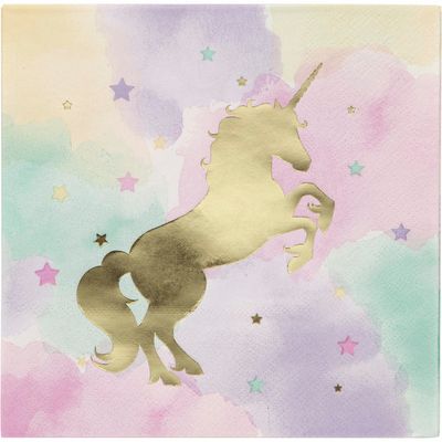 Unicorn Sparkle Luncheon Napkins 16ct