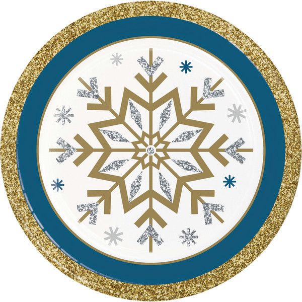 Whimsical Winter - 7&quot; Plates 8ct