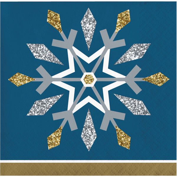 Whimsical Winter - Beverage Napkin 16ct