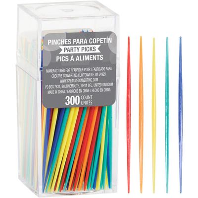 Thin Party Picks 2.75&quot;  - 300ct Multi