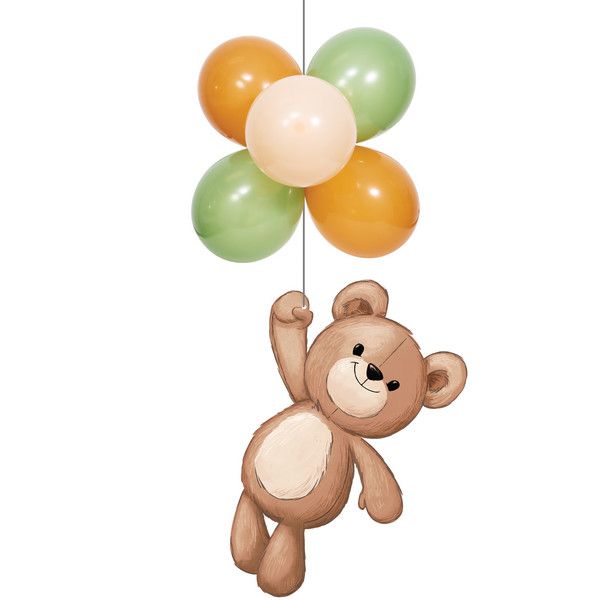 Teddy Bear - Hanging Décor w/ Latex