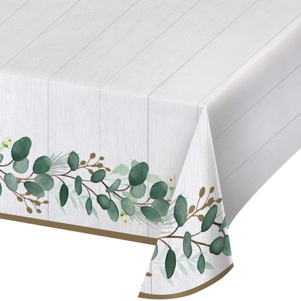 Eucalyptus Greens - Paper Tablecover
