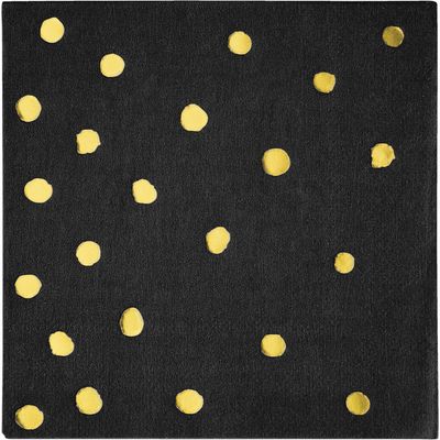 Black Velvet Foil - Beverage Napkins 16ct