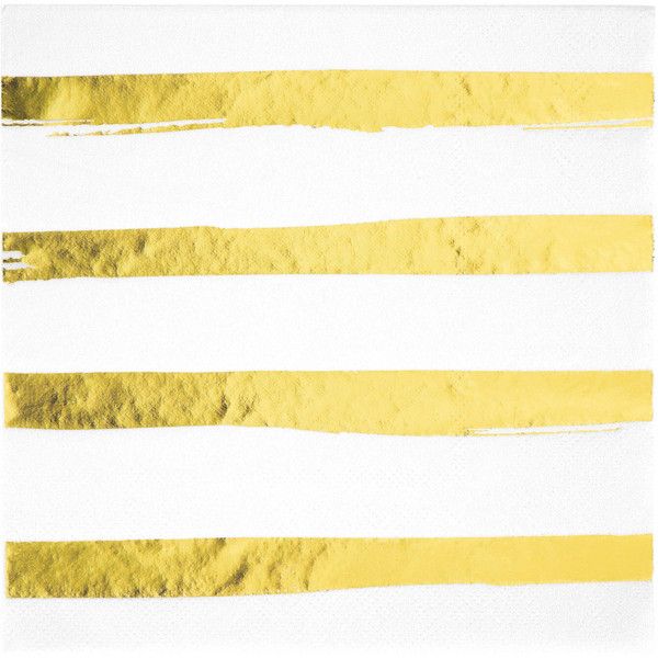 White Gold Foil - Luncheon Napkins 16ct