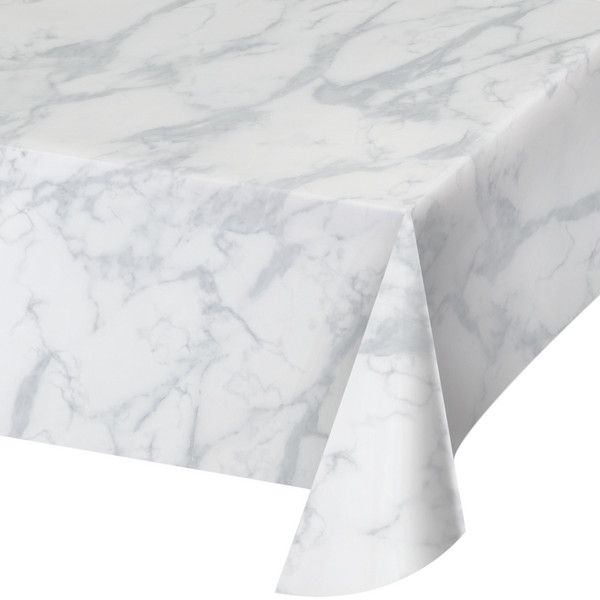 Marble - Plastic Tablecover 54X108