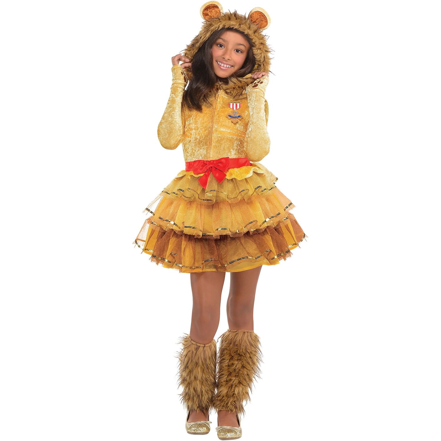 Cowardly Lion Girls Child Large