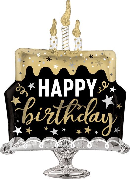 Birthday Surprise - 29&quot; Helium Filled Foil Balloon, Ribbon