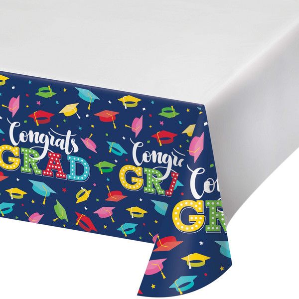 Glad to be Grad - Paper Tablecover 54&quot; x 96&quot;