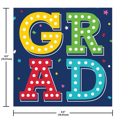 Glad to be Grad - Luncheon Napkin 16 Ct