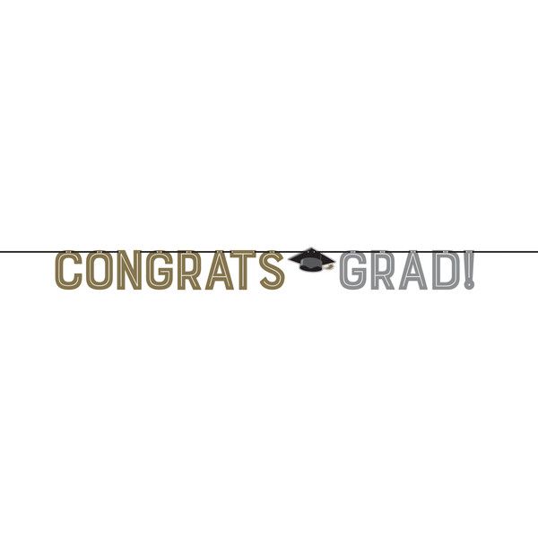 Grad Glamor - Shaped Banner 1 Ct