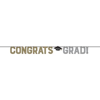 Grad Glamor - Shaped Banner 1 Ct