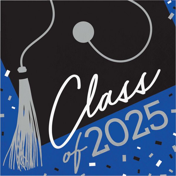 School Spirit - 2025 Lunch Napkins Cobalt 36ct