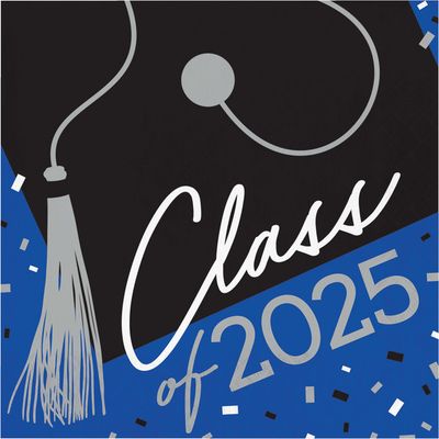 School Spirit - 2025 Lunch Napkins Cobalt 36ct