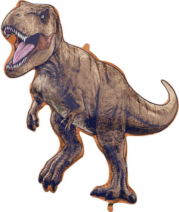 Jurassic World - 31&quot; Helium Filled Foil Balloon, Ribbon