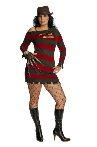 Nightmare On Elm St - Miss Krueger Curvy Dress, Attribute: Womens, Size: Plus