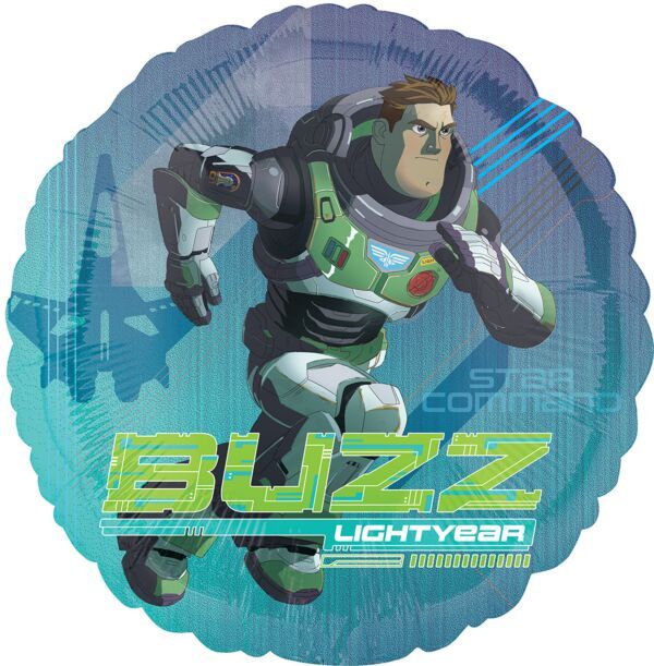 Lightyear - 17&quot; Helium Filled Foil Balloon, Ribbon