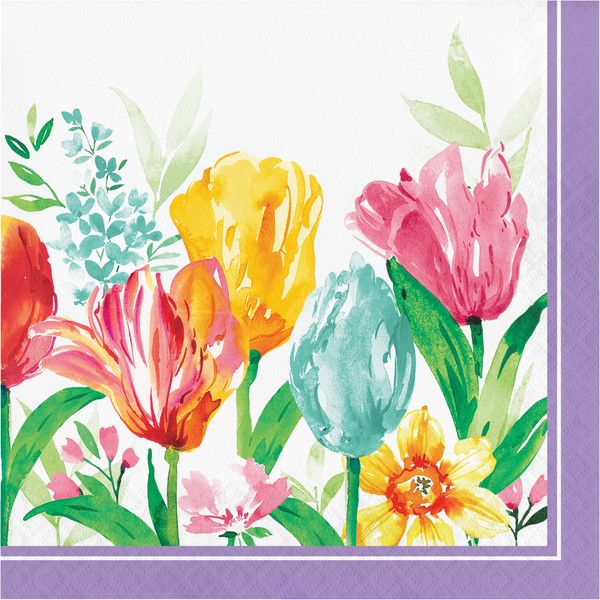Beautiful Blooms - Luncheon Napkins 16ct