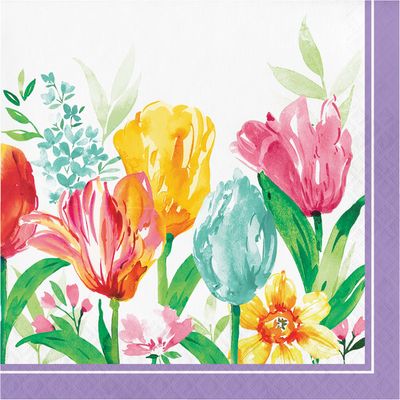 Beautiful Blooms - Luncheon Napkins 16ct