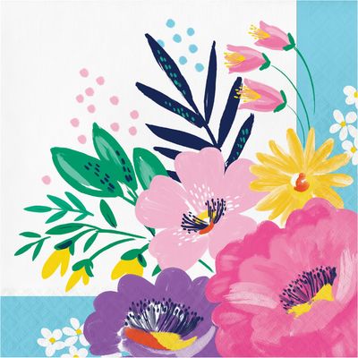Fresh Florals - Luncheon Napkins 16ct