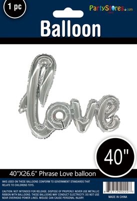 Love Script  Airfill Silver