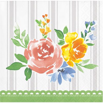 Spring Cottage - Beverage Napkins 16ct