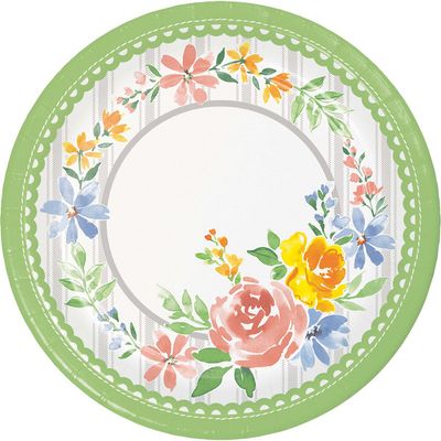 Spring Cottage - 9&quot; Luncheon Plate 8 Ct