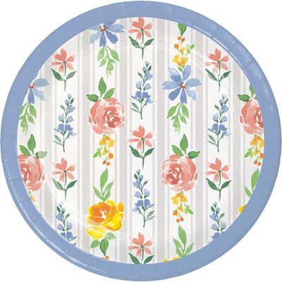 Spring Cottage - 7&quot; Dessert Plate 8 Ct
