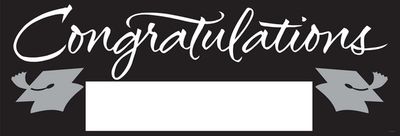 Congratulations Blank - Giant Party Banner 1 Ct