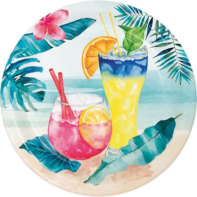 Summer Breeze - 7&quot; Summer Plates 8ct