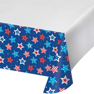 Patriotic Proud - Paper Tablecover 54&quot; x 96&quot;