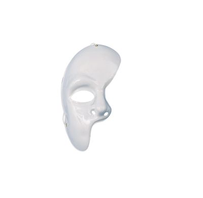 1/2 Mask - White