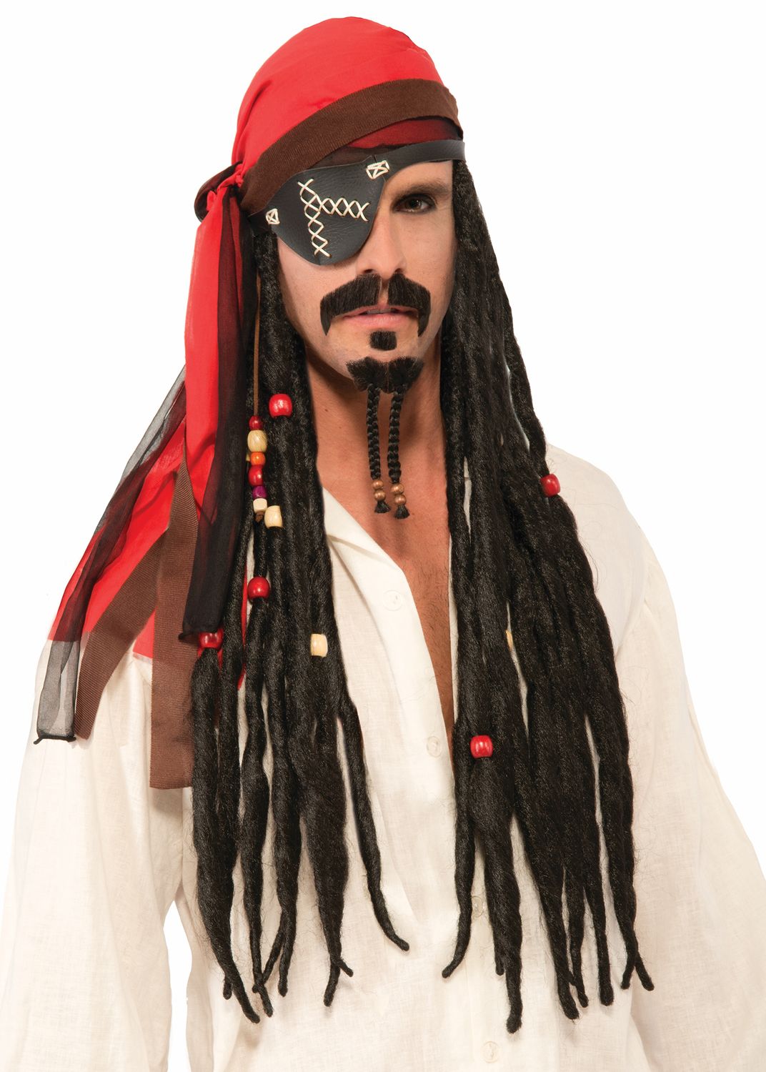 Headscarf W/Dreads Wig