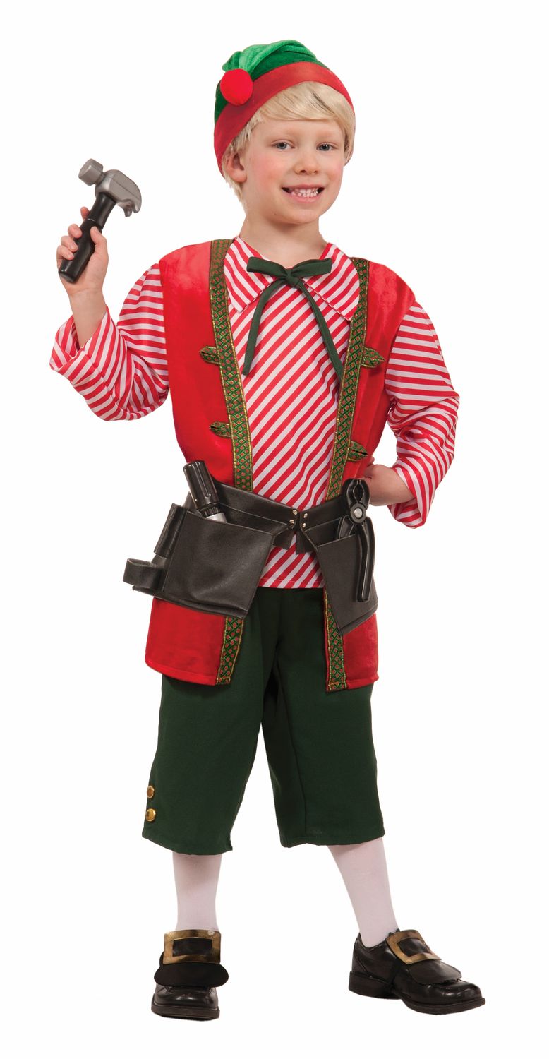 Toy Maker Elf -, Attribute: Child, Size: Medium (8-10)