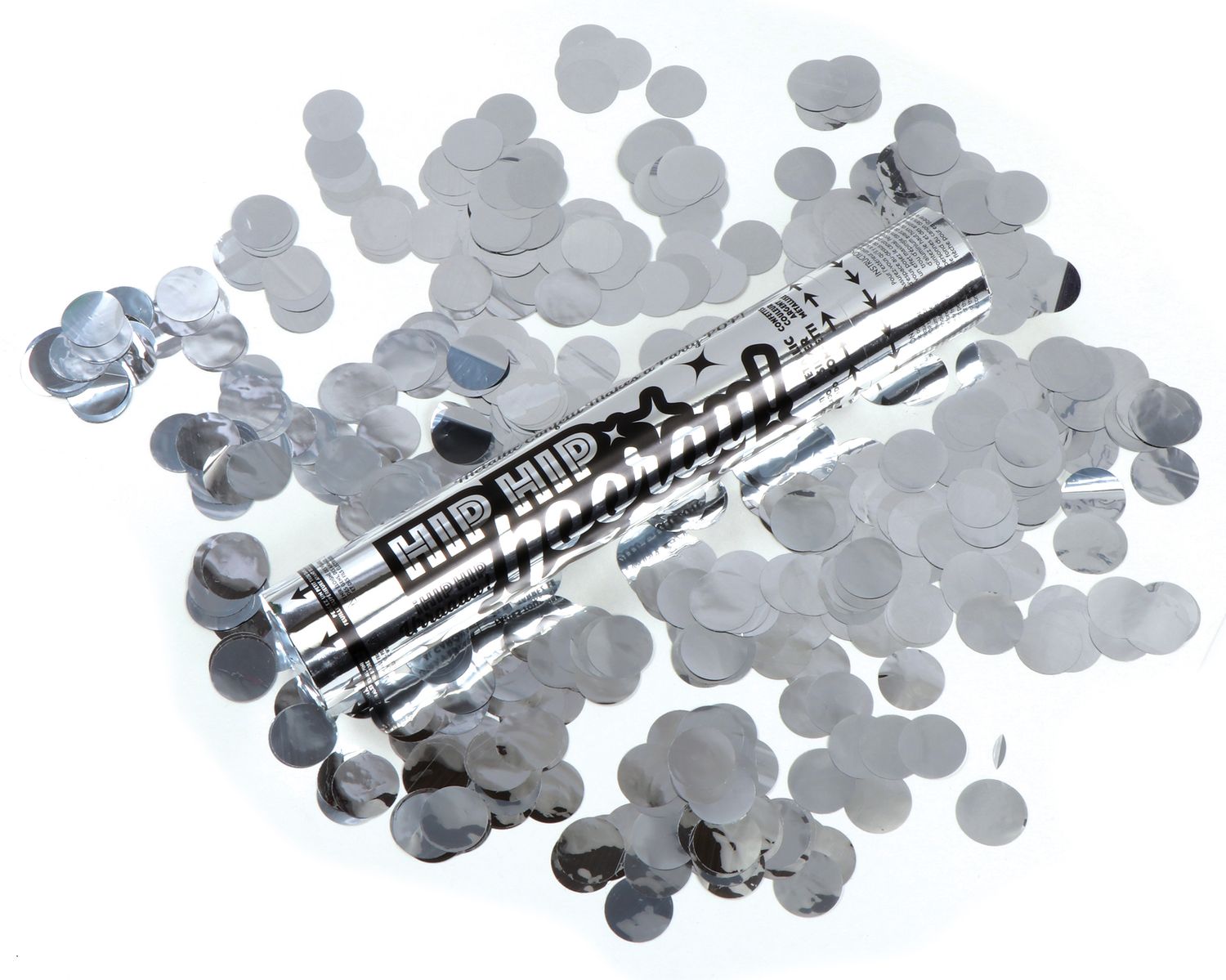 Confetti Cannon 12&quot;  - Silver