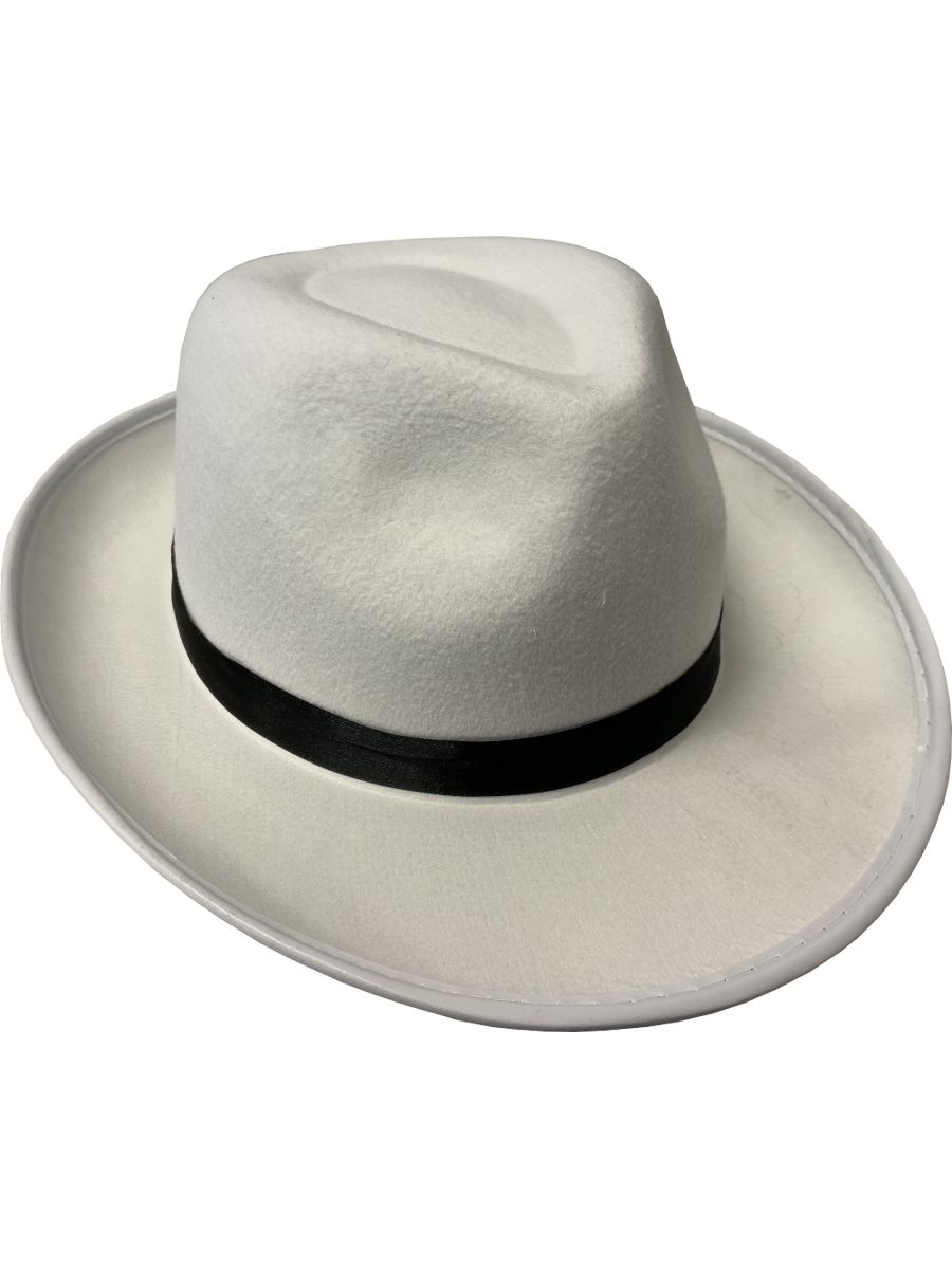 White Fedora Hat