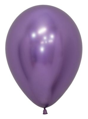 Reflex Violet 5&quot; Latex - 100 Ct Bag