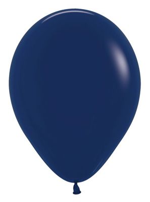 Fashion Navy Blue 5&quot; Latex - 100 Ct Bag