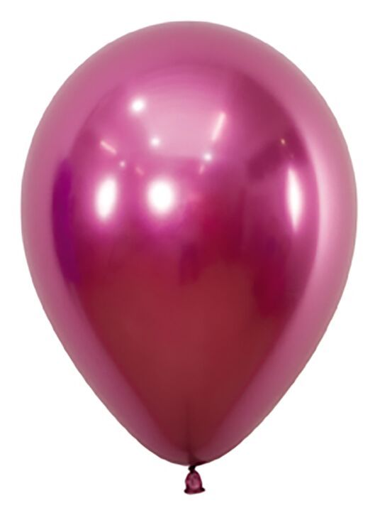 Reflex Fuchsia 5&quot; Latex - 100 Ct Bag
