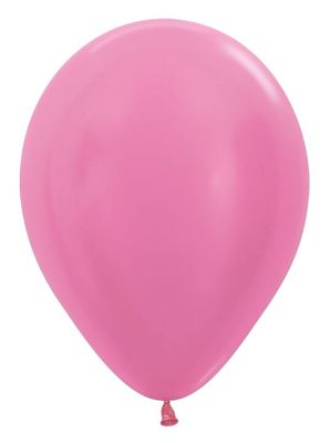 Pearl Fuchsia 5&quot; Latex - 100 Ct Bag