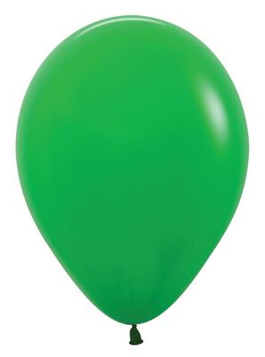 Deluxe Shamrock Green 5&quot; Latex - 100 Ct Bag
