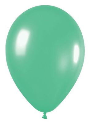Fashion Green 5&quot; Latex - 100 Ct Bag